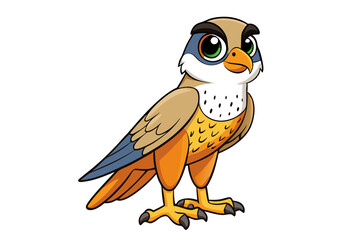 Falcon cartoon vector
