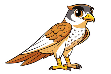 Falcon cartoon vector