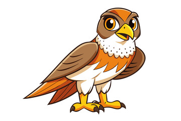 Falcon cartoon vector
