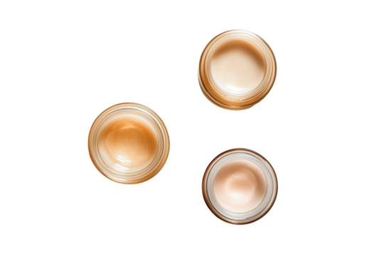 Illuminating K-Beauty Eye Creams With Targeted Treatments Isolated On Transparent Background on transparent background