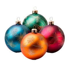 bolitas de navidad de colores sin fondo