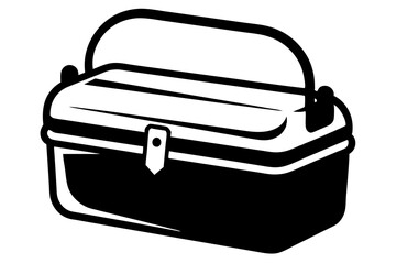 Lunchbox Silhouette vector illustration