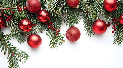 A white background with red boxes and stars hanging from the ceiling. The image conveys a festive and joyful mood, likely for a holiday celebration