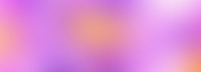 Noisy pink and orange abstract background. Colorful gradient. Holographic blurred grainy gradient banner background texture.