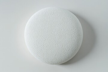 round shape wool  on white color, 3d model, round shape, 