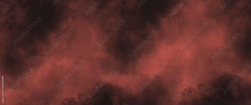 Poster abstract background with fire and realistic dark red fire particle burn effect. grungy red canvas ba
