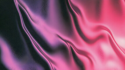 Obraz premium Abstract Digital Illustration of Smooth Pink and Purple Fabric with Gentle Waves and Textured Surface