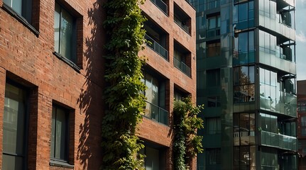 Naklejka premium building facade