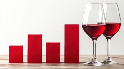 Red Wine Glasses with Graph Representation