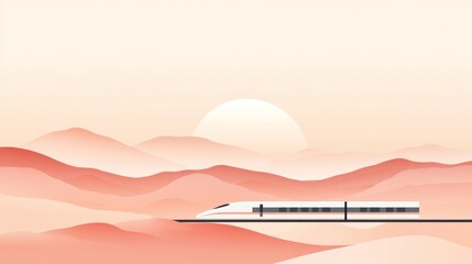 sunset in the mountains