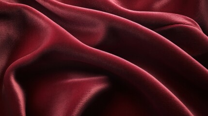 Red Silk Fabric Texture