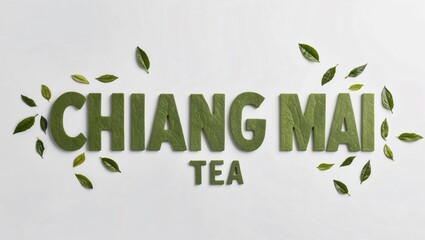 Chiang Mai Tea Leaves and Branding Concept
