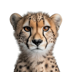 Close-up of Curious Young Cheetah Portrait
