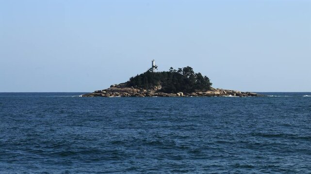 Jukdo Island viewed from Sokcho Beach