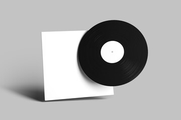 Vinyl Record Cover Mockup