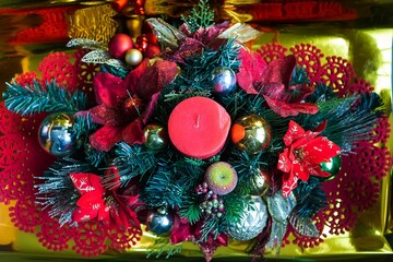christmas tree decorations and ornaments