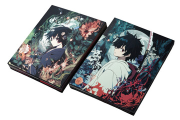 Anime Soundtracks With Official Collectible Covers Isolated On Transparent Background on transparent background