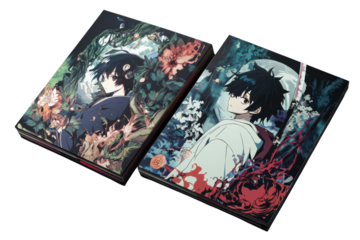 Anime Soundtracks With Official Collectible Covers Isolated On Transparent Background on transparent background