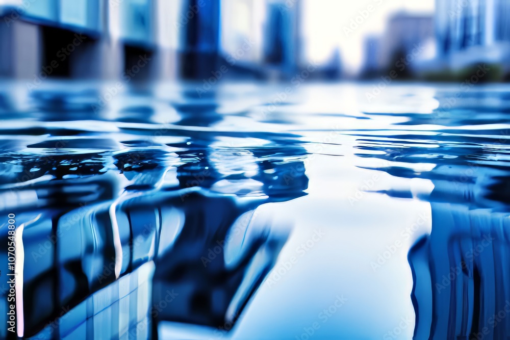 Poster macro water water is captured in a macrorealistic style macrorea