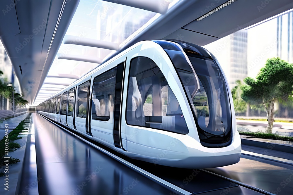 Aufkleber metromover designed for city commuting with automated driving fe