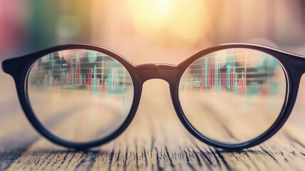 Investor analyzing stock valuation report, highlighting cost of capital influence