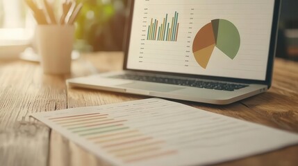 Spreadsheet showing capital allocation strategy, symbolizing value creation in economics