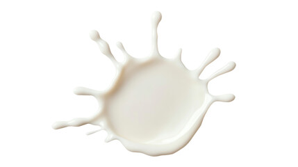 Fototapeta premium Milk Splash Isolated on transparent background.