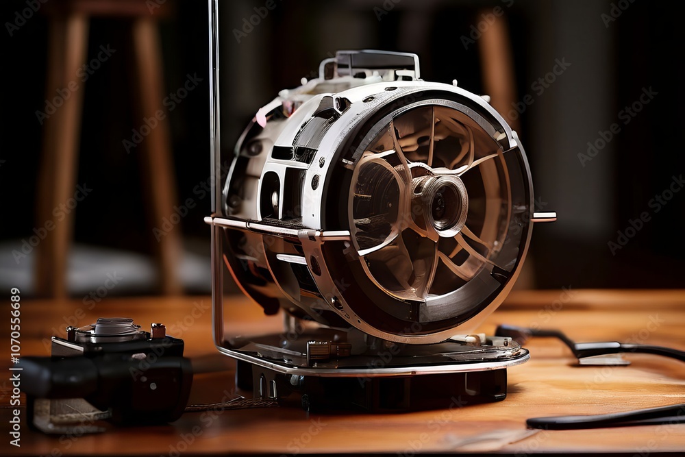 Poster rotating drum trap with camera a rotating drum mousetrap with a