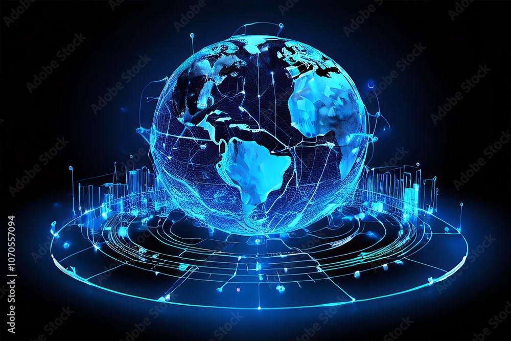 Poster satellite communication global communication networks for data t