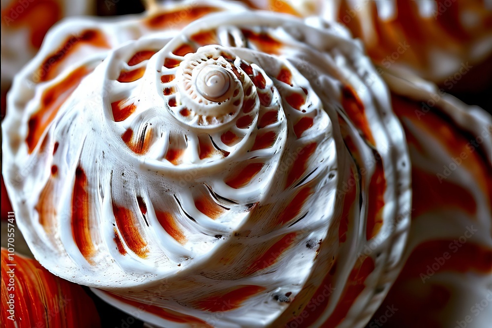 Poster seashell patterns the pattern of seashells can resemble the tild