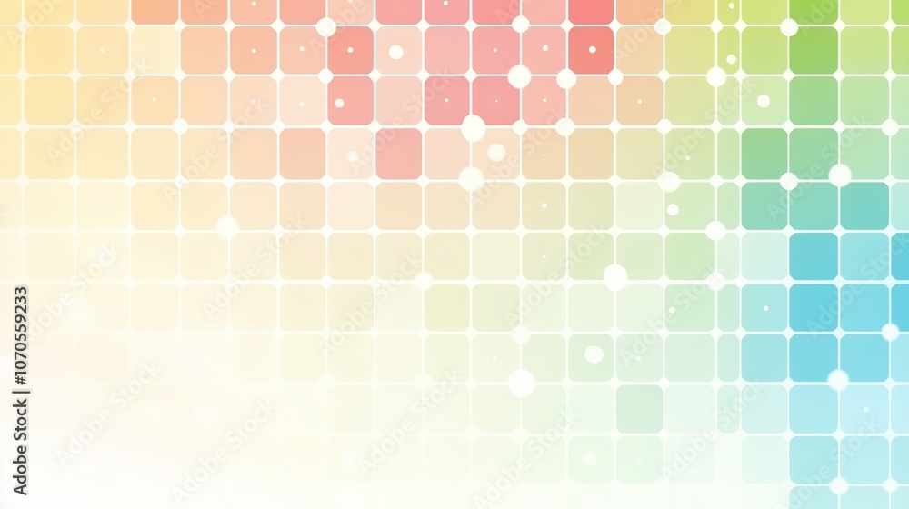 Poster colorful background with squares of different colors. the squares are arranged in a way that creates