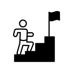 Take Over Glyph Icon, Vector illustration