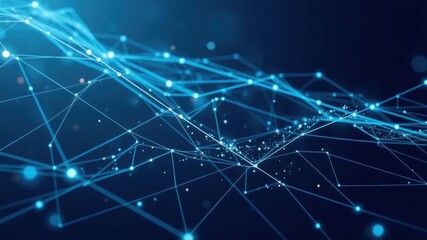 Abstract futuristic technology particles lines mesh background with dynamic movement and digital connection, background, digital