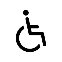wheelchair icon sign