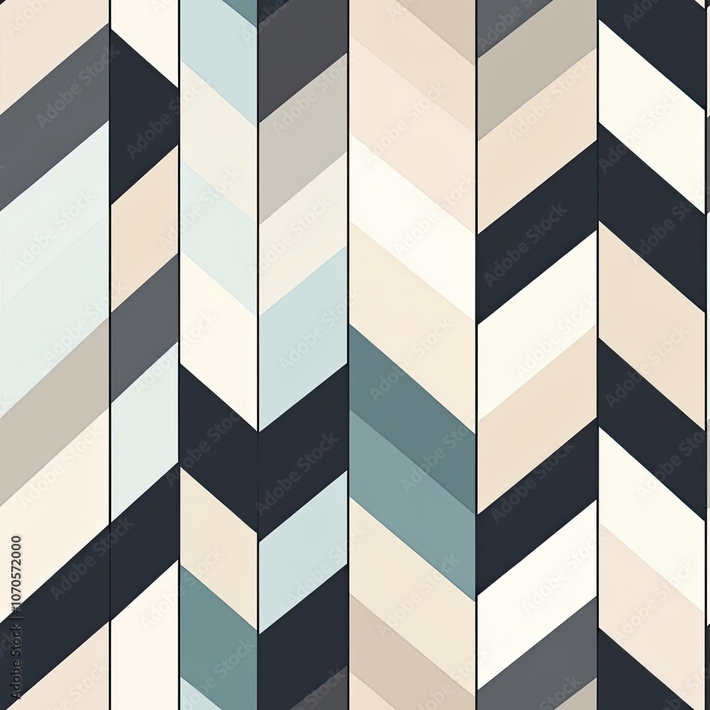 Poster abstract geometric pattern with diagonal lines and multiple colors