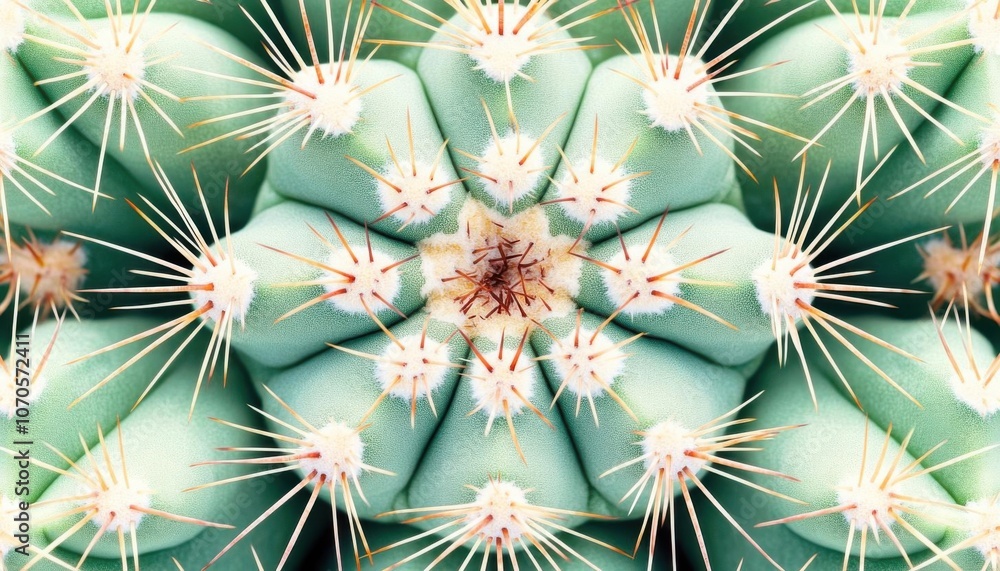 Poster abstract pattern of cactus spines