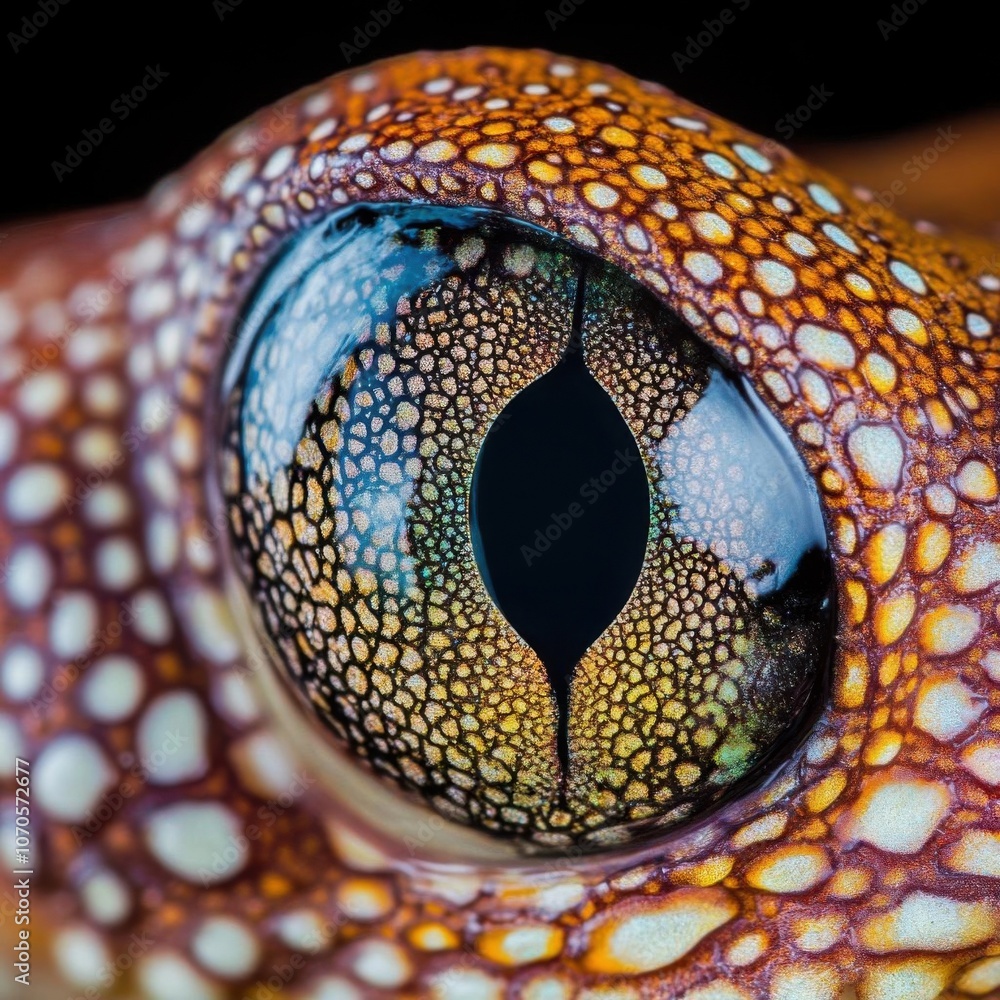 Poster amphibian closefocus macro, capturing wet textures and intricate patterns, focus cover all object, d