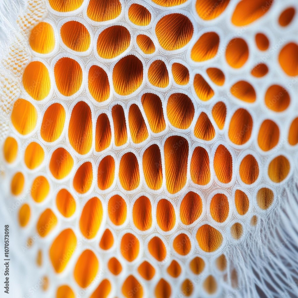 Poster bird patterns in macro, intricate feather textures with natural colors, focus cover all object, deep