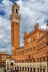 Fototapeta premium Palazzo Publico, Siena, Italy