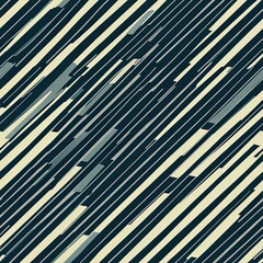 Diagonal Pattern of Off-White and Dark Blue Lines