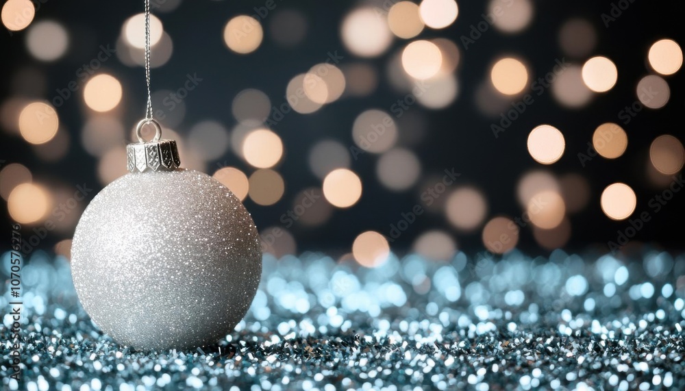 Poster ornaments with bokeh in macro
