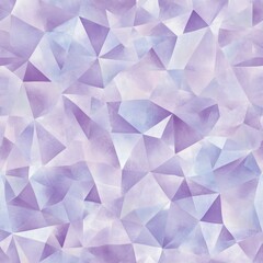 Obraz premium Seamless Abstract Pattern with Blurred Pastel Purple Triangles on White Background