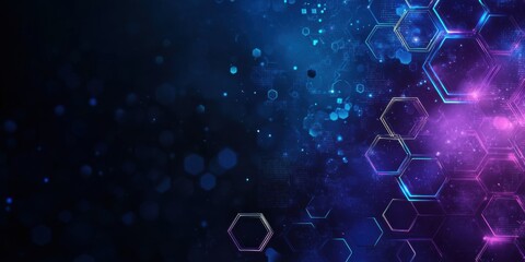 An abstract crypto-themed background filled with intricate codes, numbers, and digital symbols. Floating hexagons, grids, and blockchain graphics create depth, giving the sense of a virtual matrix. 