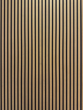 Warm Light Wood Slats with Vertical Curves, Perfect for Scandinavian and Rustic Interior Decor