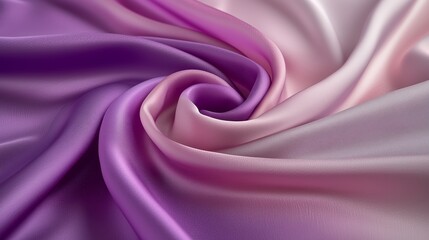 Obraz premium Elegant Silk Fabric with Ombre Design in Soft Tones
