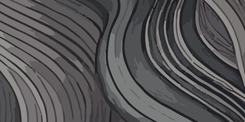 Abstract Grayscale Swirl Texture Modern. Dark Wavy Pattern Background High-Resolution Abstract Texture. Monochromatic Flowing Lines - Background, Dark Abstract Wave Pattern – Minimalist Grayscale