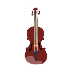 performance violin cartoon. musician melody, concert notes, practice technique performance violin sign. isolated symbol vector illustration