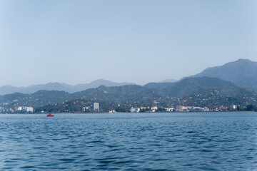 The view of Batumi port