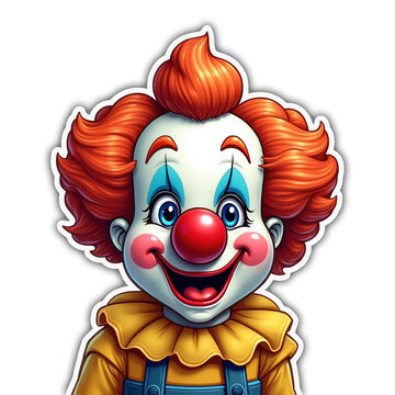 recommend clip art: Happy Clown Cartoon Character
