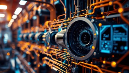 Explore the intricate design of modern camera technology in engineering